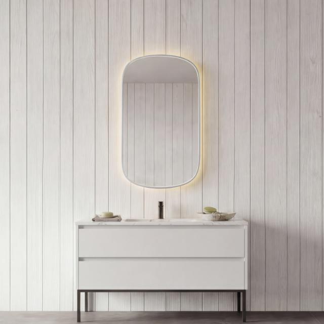 Bloom spegel 600x1000 mm Grå