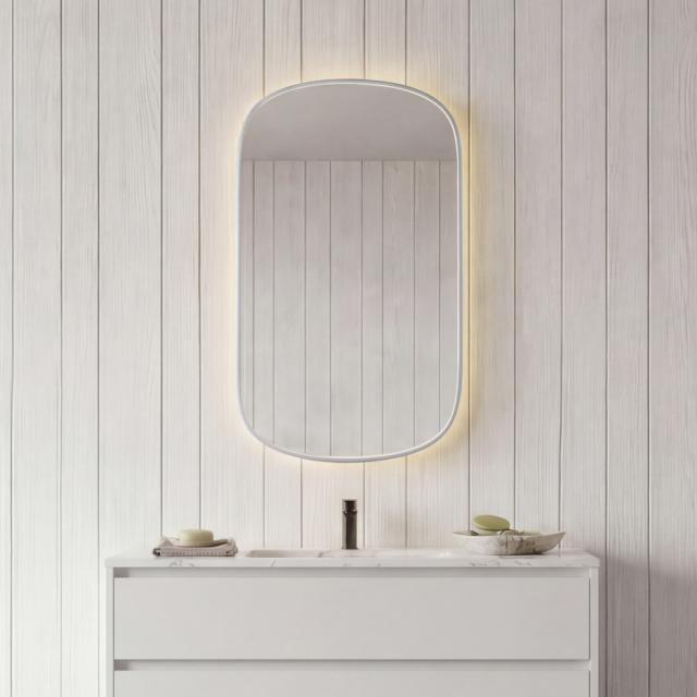 Bloom spegel 600x1000 mm Grå