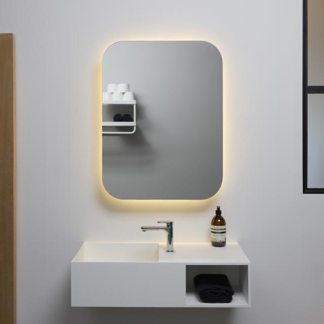 Rounded spegelskåp 600x800 mm