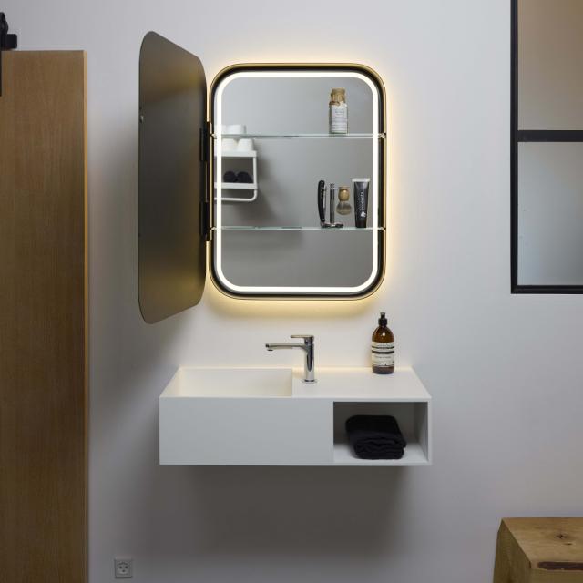 Rounded spegelskåp 600x800 mm