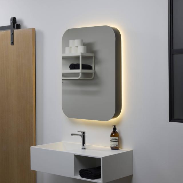 Rounded spegelskåp 600x800 mm