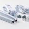Sleek infälld LED-profil 1500 mm Iron Grey2-kit