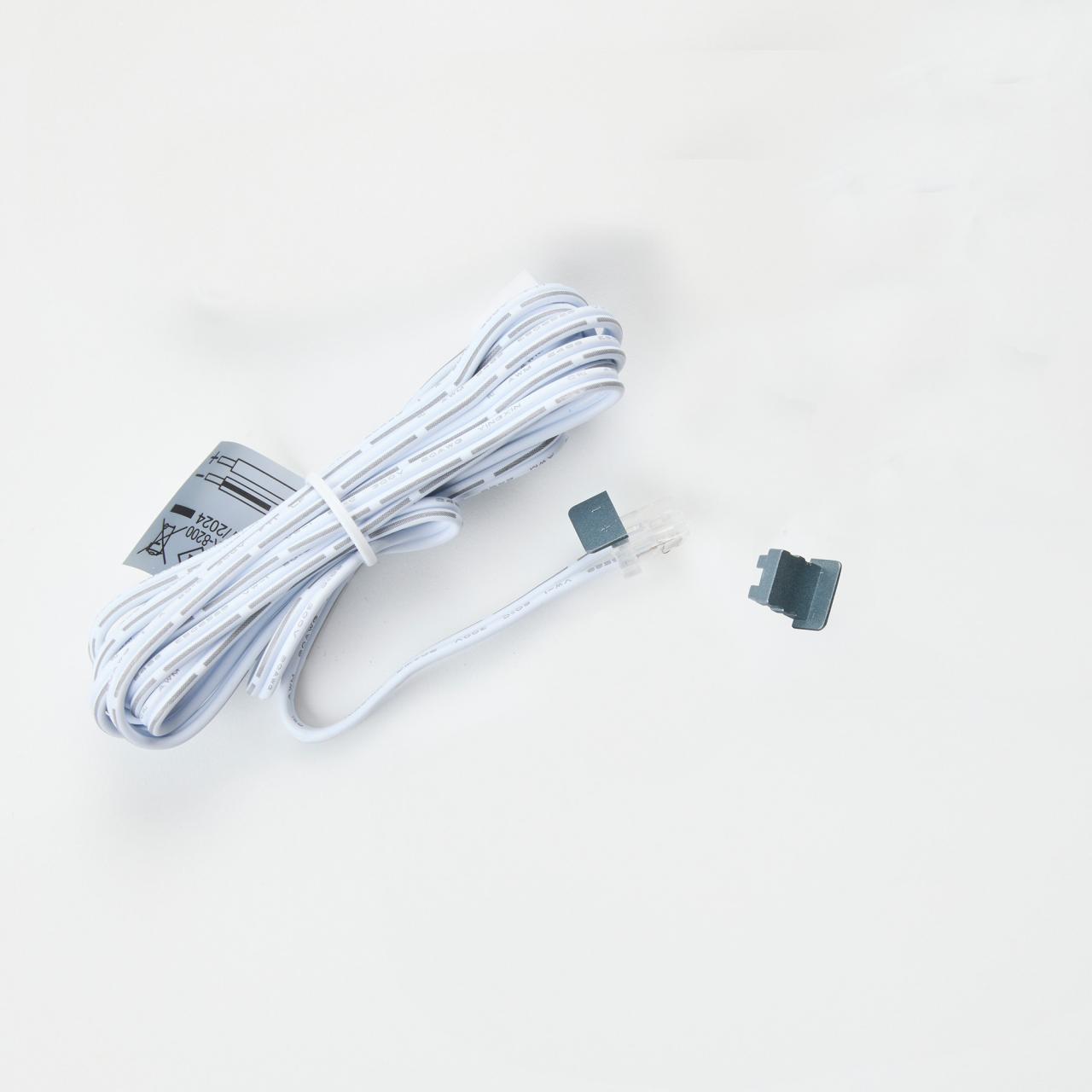 Sleek strömkabel med snabbkoppling + ändlock 2 m 