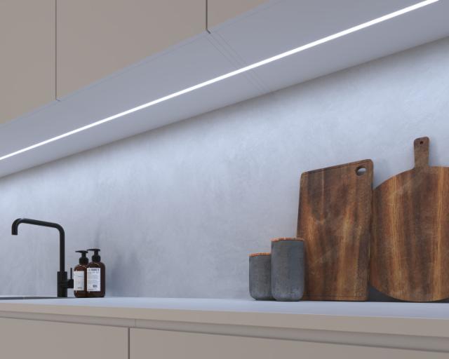 LEDconnect MultiWhite® 12V monteringskit fräst i 3000 mm