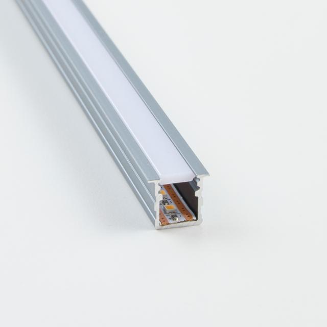 Sleek infälld LED-profil 1500 mm Iron Grey2-kit