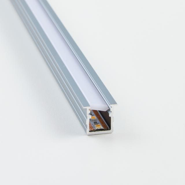 Sleek infälld LED-profil 1500 mm Iron Grey2-kit